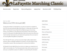 Tablet Screenshot of lmc.fayettecountyband.org